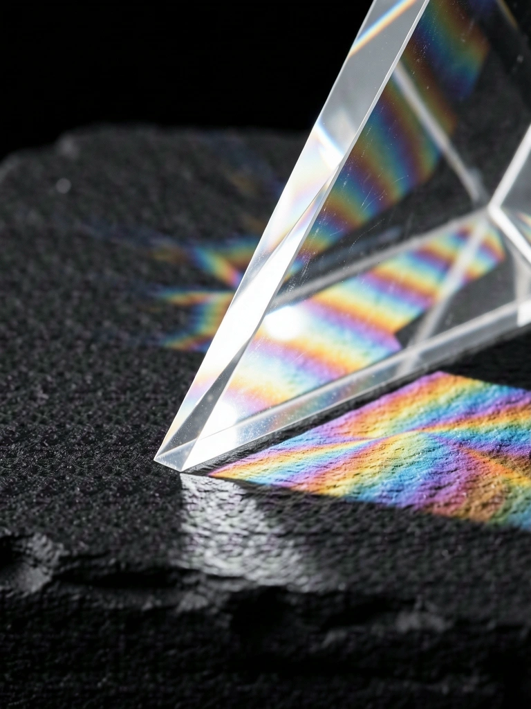 Light refraction and quantum interference metaphor